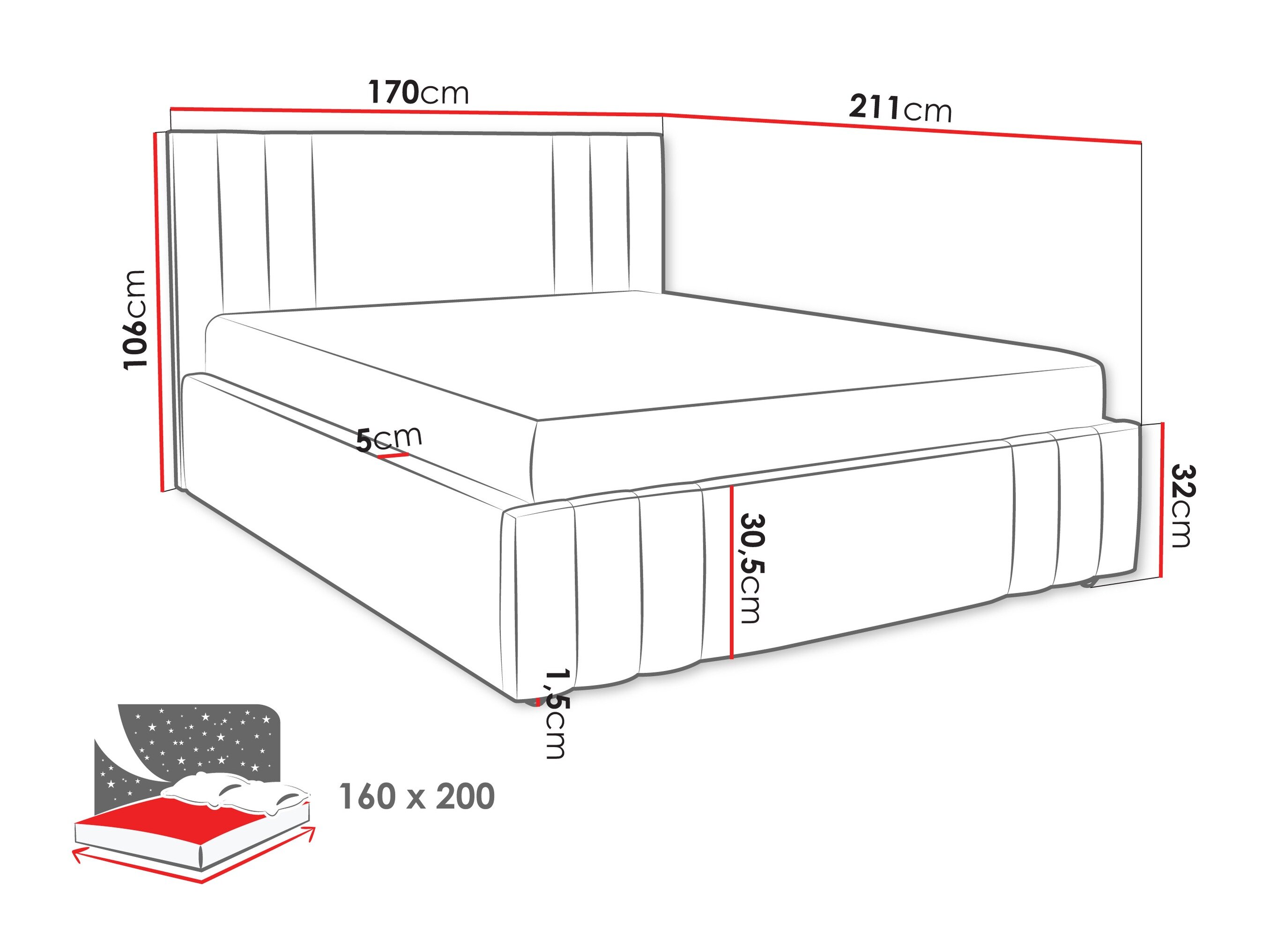 Bed Lepos (Nazar 225.05)