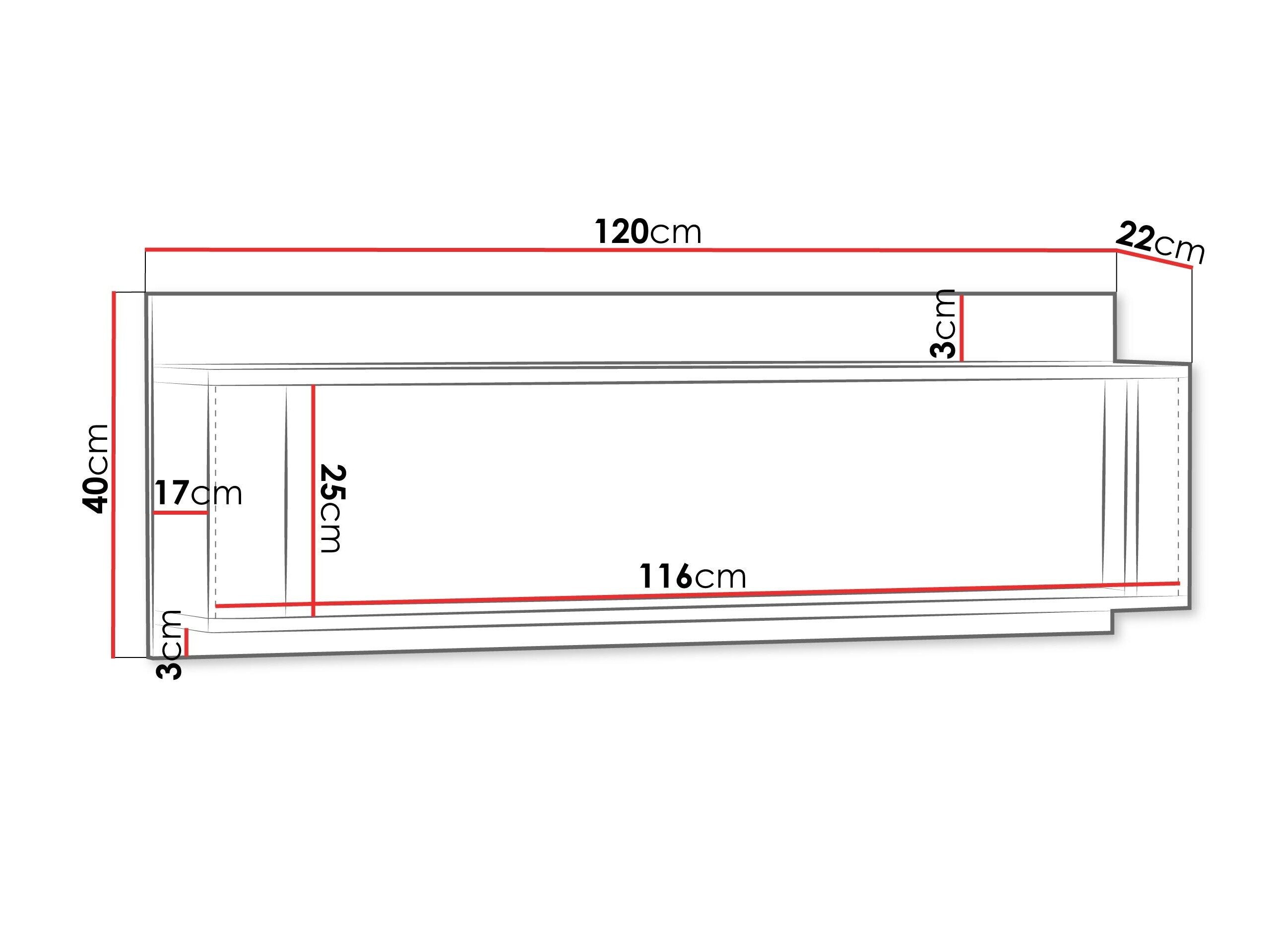 Wandplank Etrmona 111