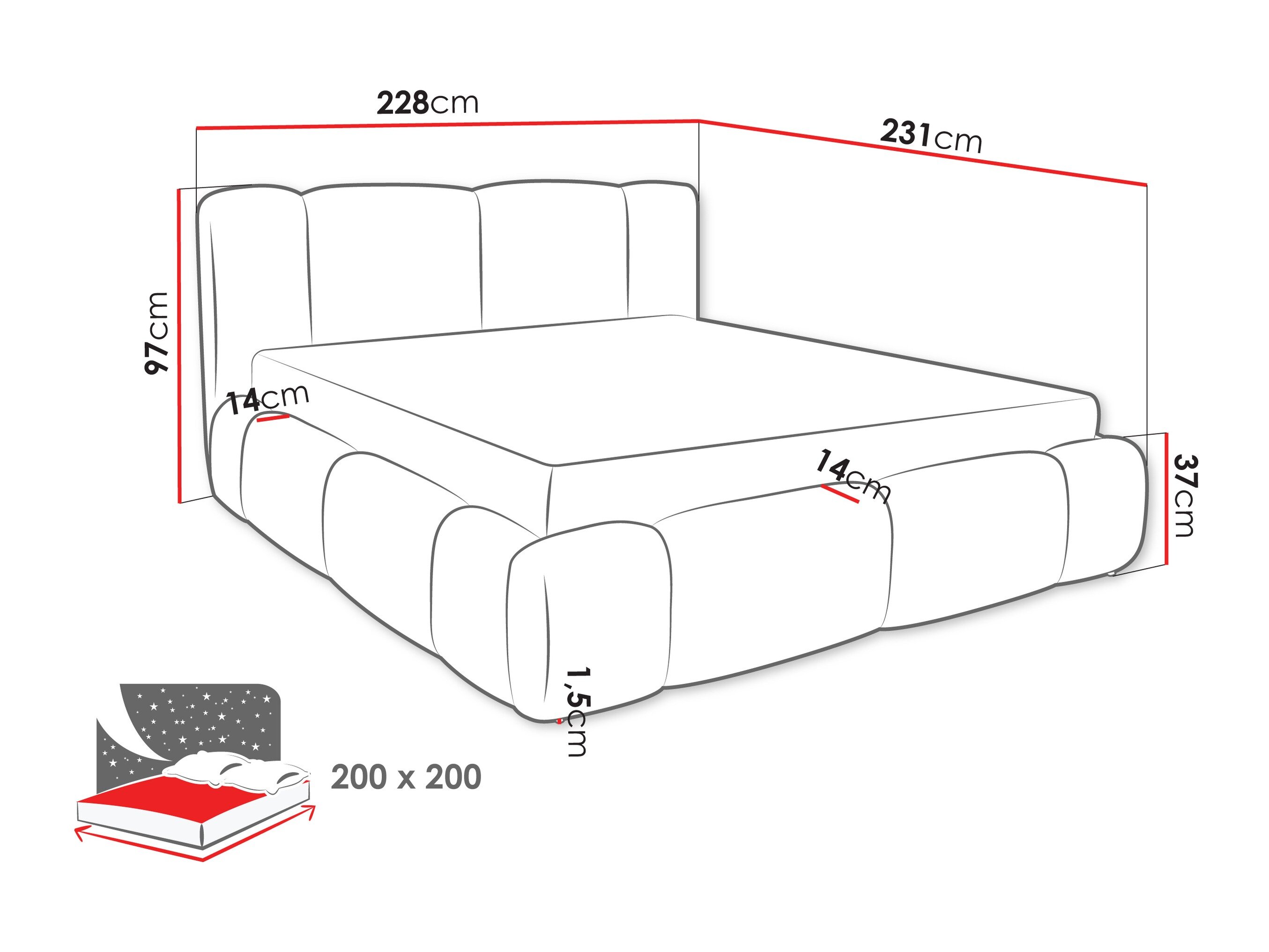 Bed Margaris (Lambi 06)