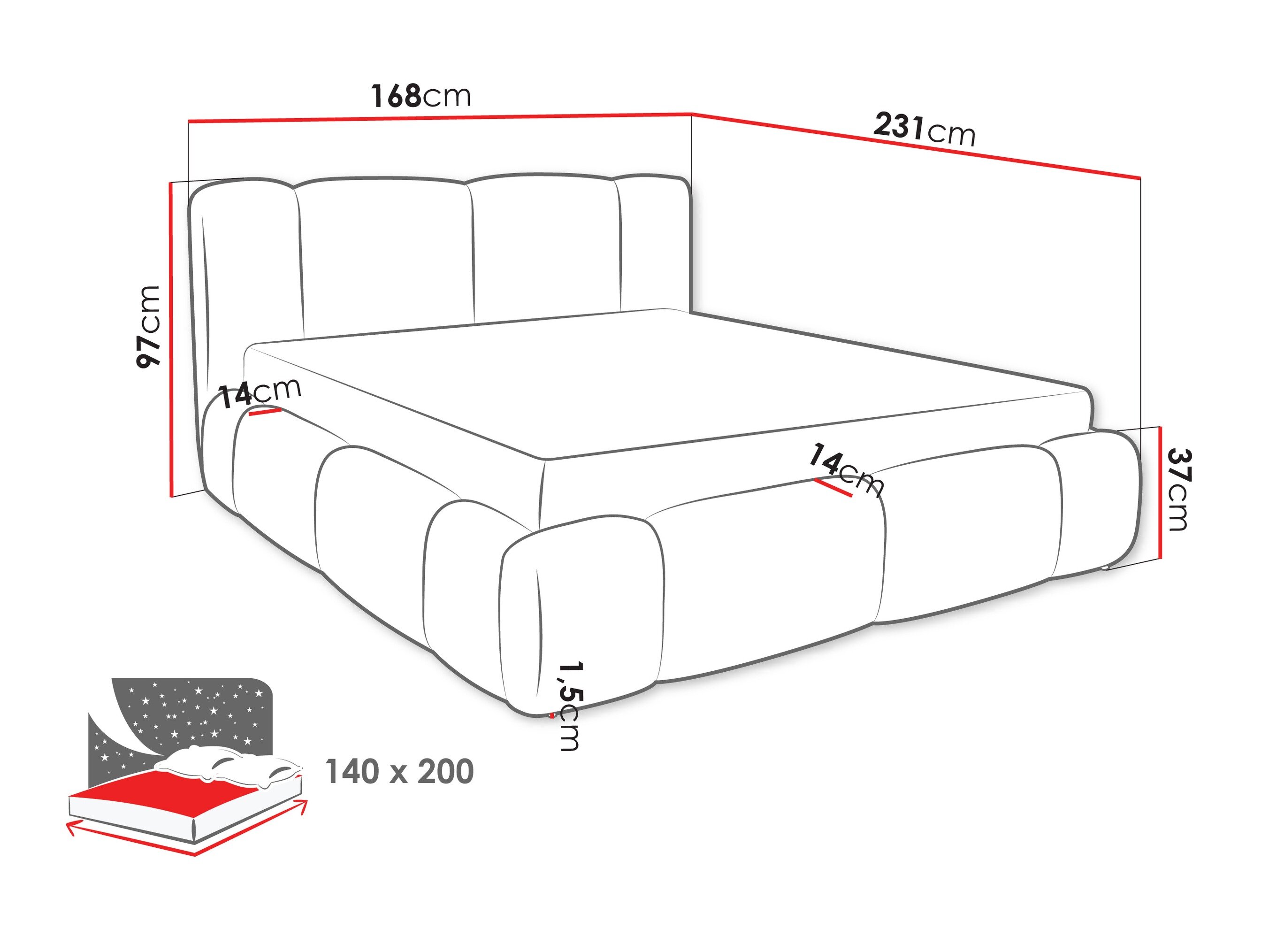 Bed Margaris (Lambi 11)