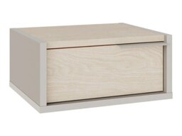 Éjjeliszekrény Kailua 2802 (Világos fa + Bézs)