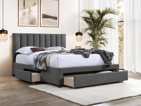 Bed Houston Fides (Grijs)