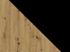 Tafel Victorville 125 (Artisan eiken)