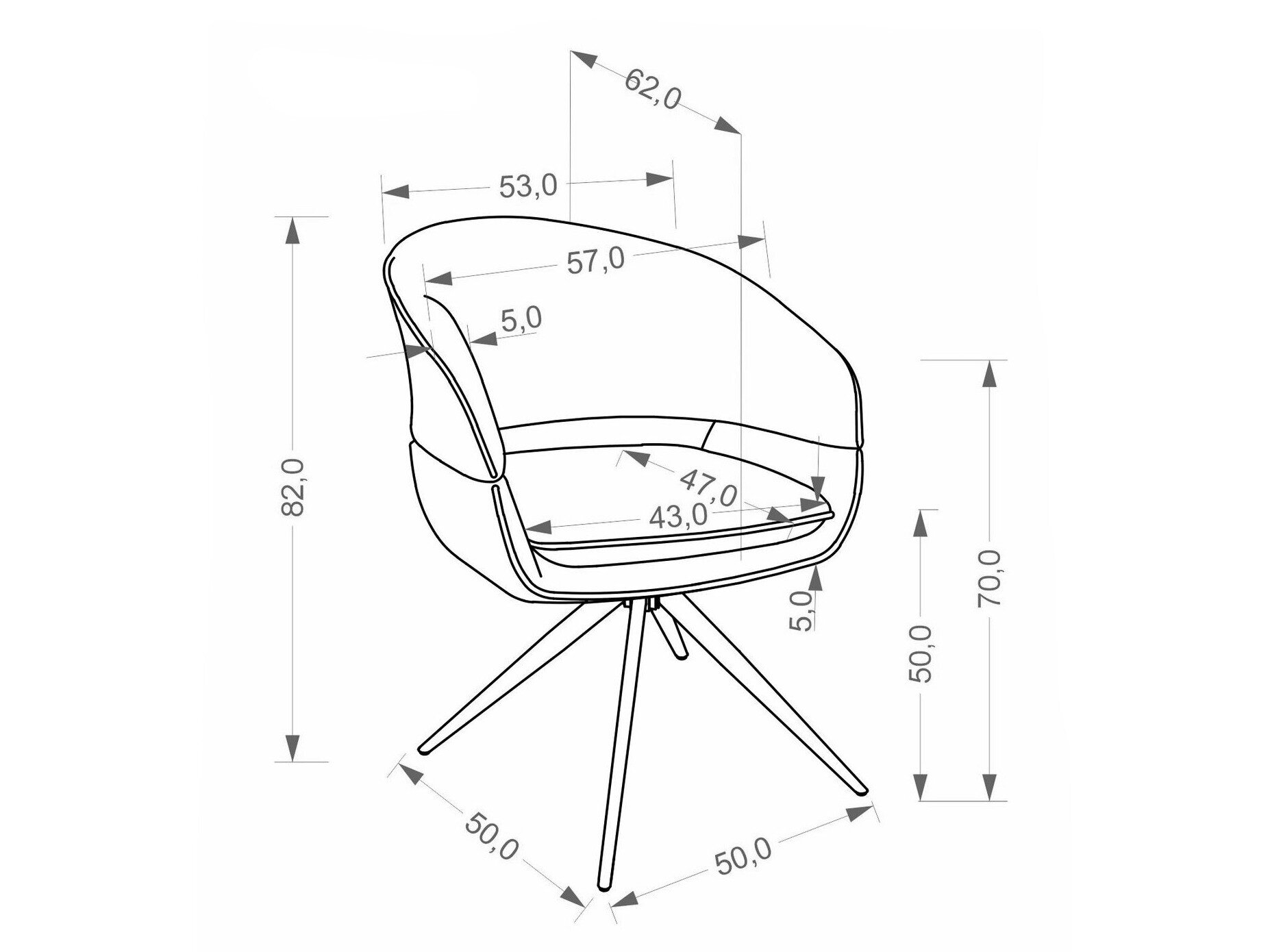 Stoel Houston 2154 (Monte 11)