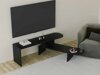 TV-állvány Kailua 2818 (Fekete)
