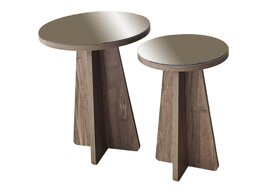 Conjunto de mesas auxiliares Kailua 2821 (Nogal)