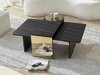 Set stolića za kavu Kailua 2822 (Crna)