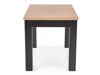 Tafel Houston 2165 (Artisan eiken + Zwart)