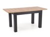 Tafel Houston 2165 (Artisan eiken + Zwart)