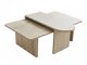 Conjunto mesa de centro Kailua 2824 (Travertino claro)