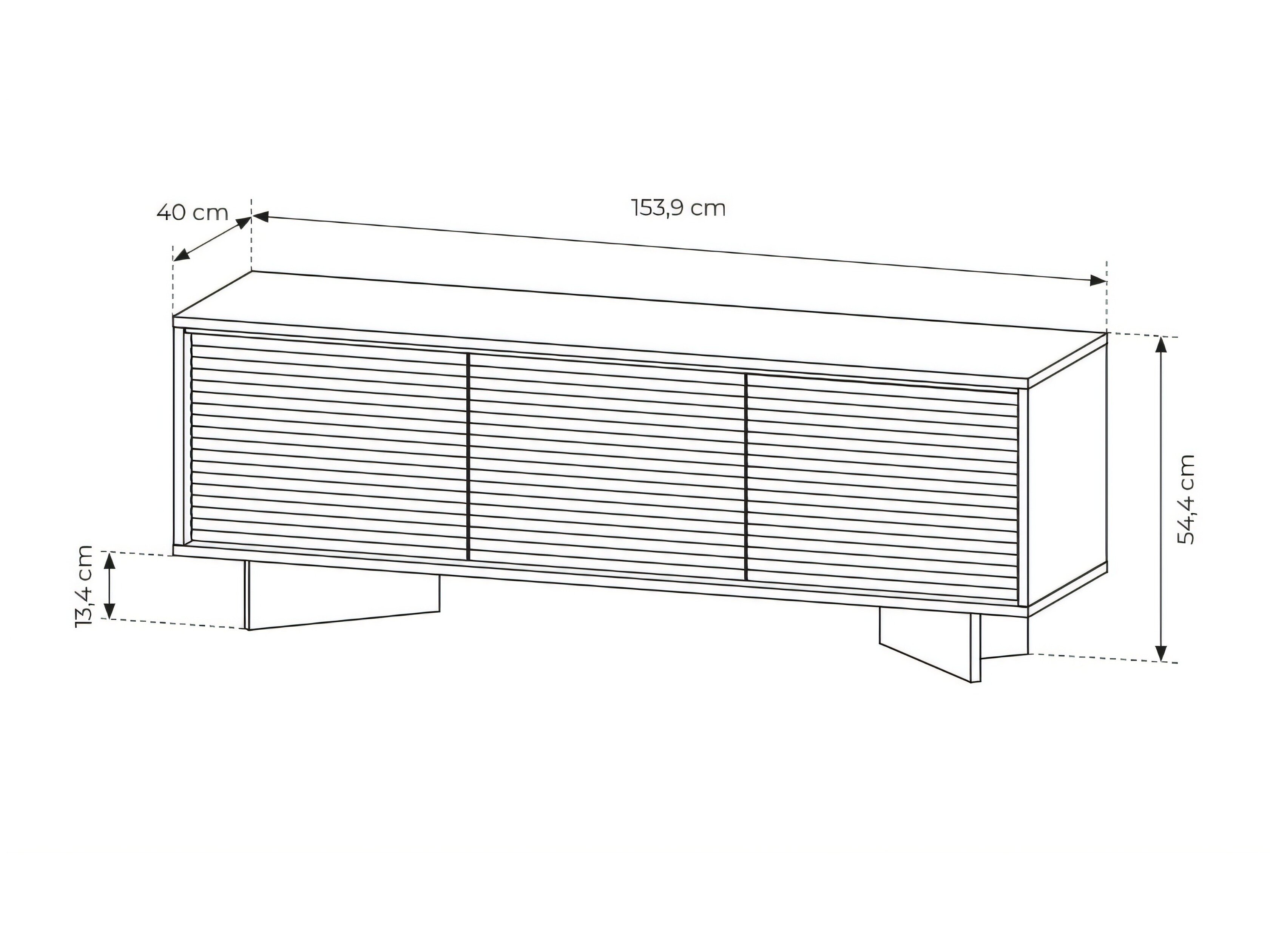 TV-meubel Nufela 105