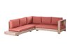 Lauko sofa Berwyn 2548 (Raudona + Akacija)