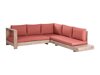 Lauko sofa Berwyn 2548 (Raudona + Akacija)