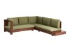 Lauko sofa Berwyn 2548 (Žalia + Akacija)