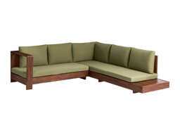 Vrtna sofa Berwyn 2548 (Zelena + Bagrem)
