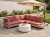 Lauko sofa Berwyn 2548 (Raudona + Akacija)