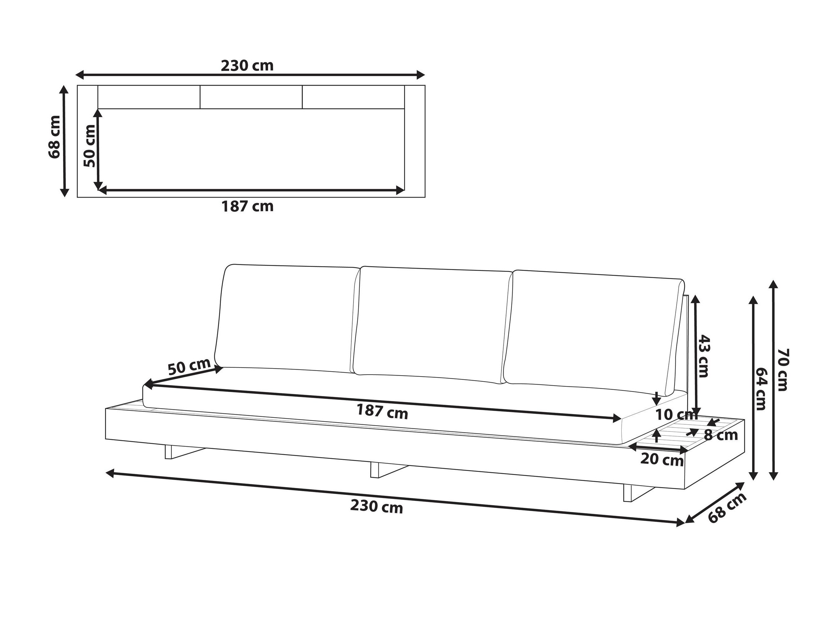 Lauko sofa Berwyn 3329