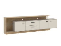 TV-meubel Avicoro 107 (Sonoma eik + Kasjmier)
