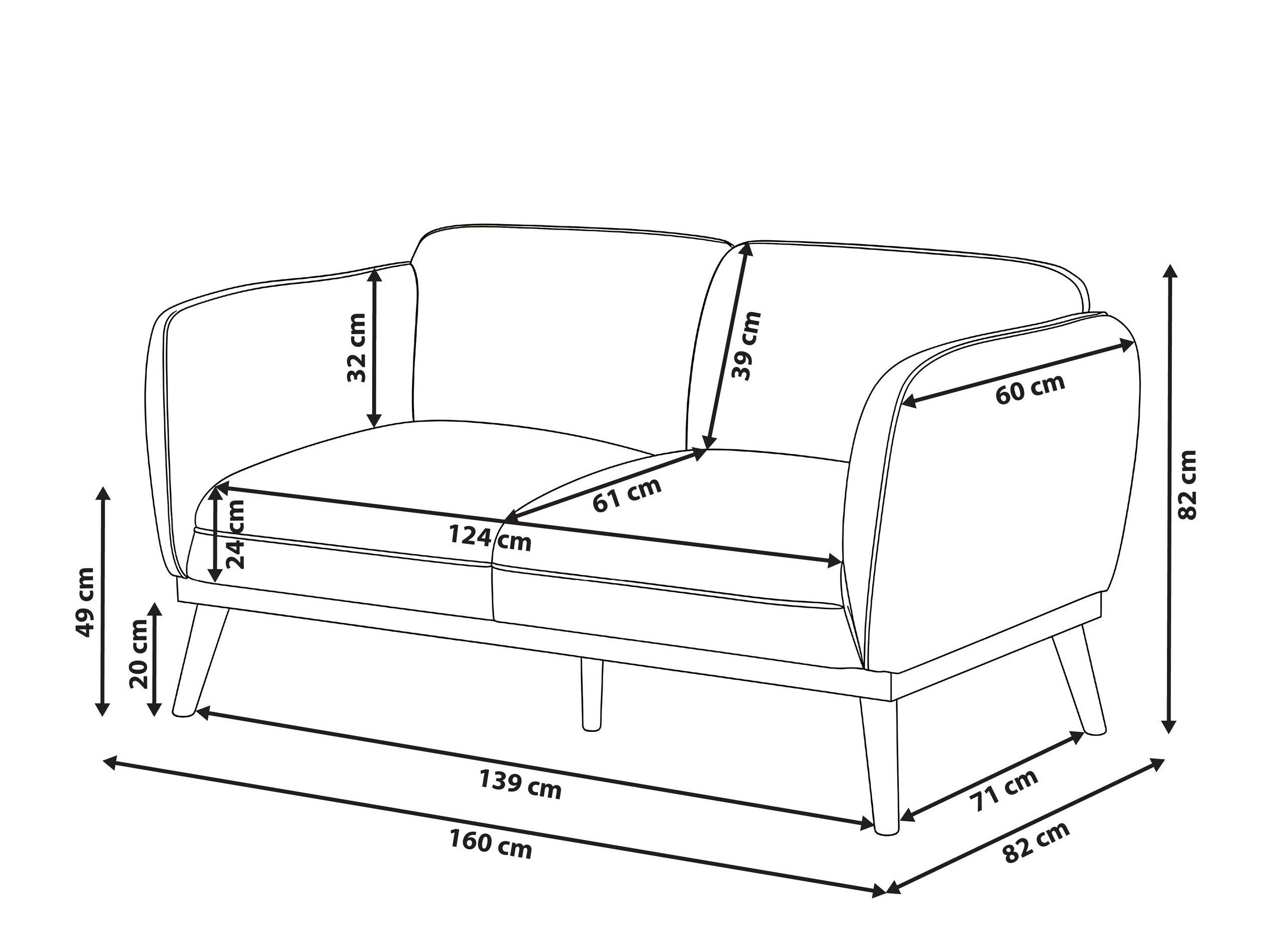Sofa Berwyn 3342 (Balta)