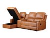 Pehme nurga recliner Denton 1368 (Pruun)
