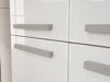 Staand badkamermeubel Nolmaru 100 (Artisan eiken + Glanzend wit)
