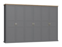 Ormar Solevu 111 (Grafit + Svijetli orah)