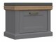 Dulap pantofi Solevu 115 (Grafit + Nuc deschis)