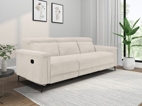 Sofa mit Liegefunktion Evamare 104 (Cremefarben)