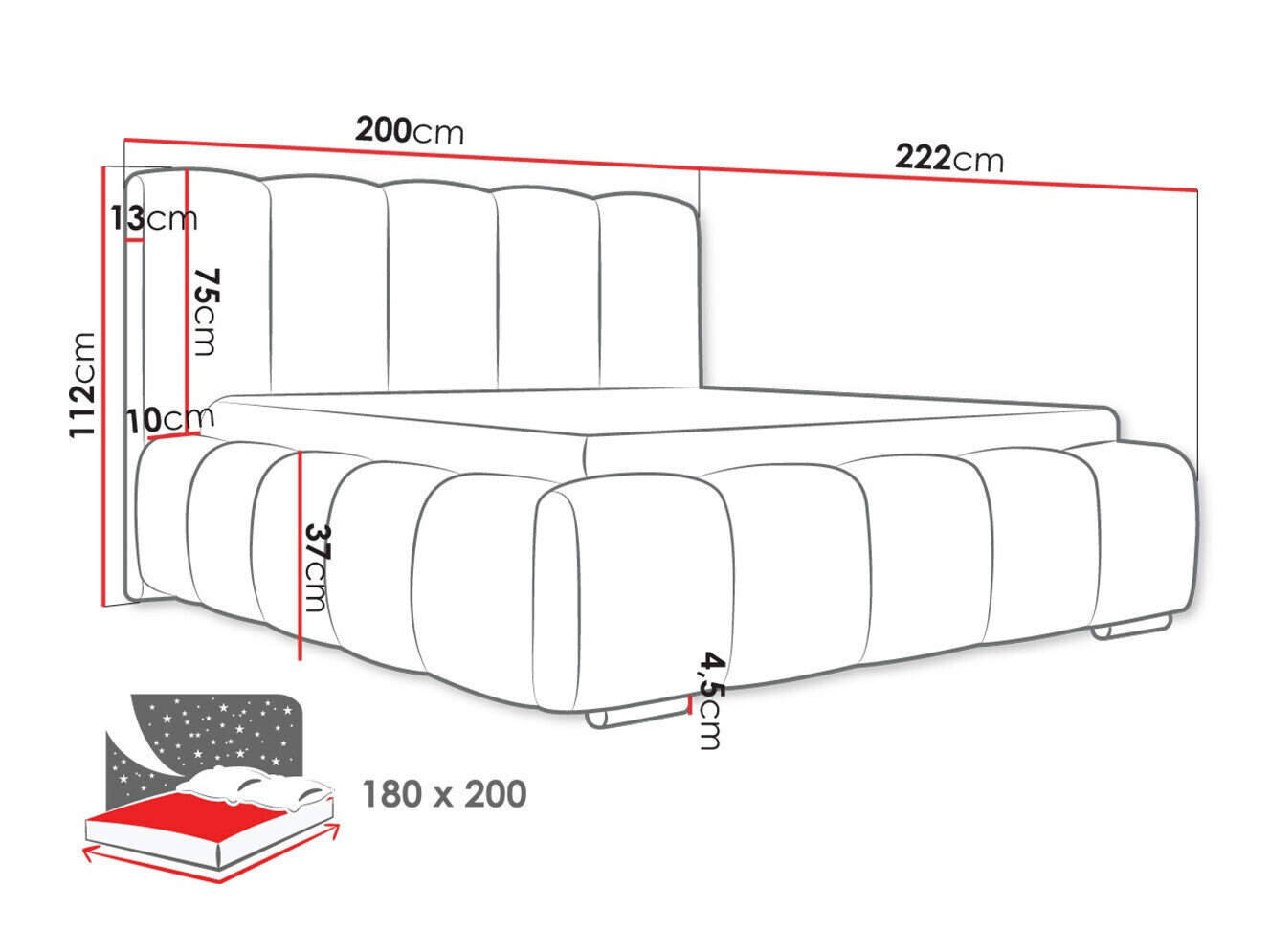 Bett SD3164