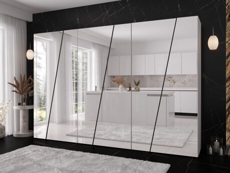 Kleiderschrank Hartford 638 (Weiss)