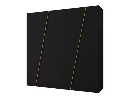 Kledingkast Hartford 640 (Zwart)