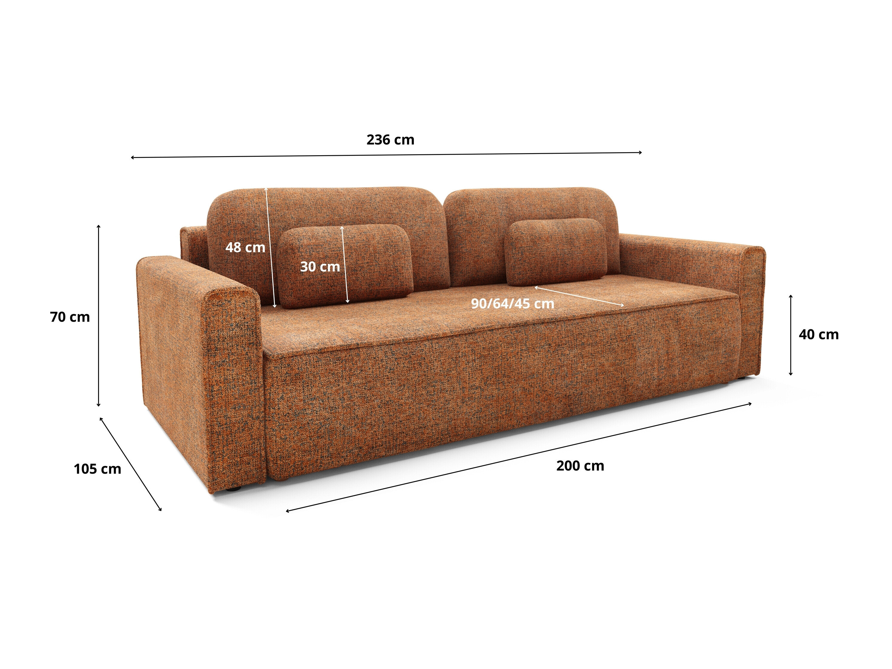 Slaapbank Franklin 222 (Bella 40)