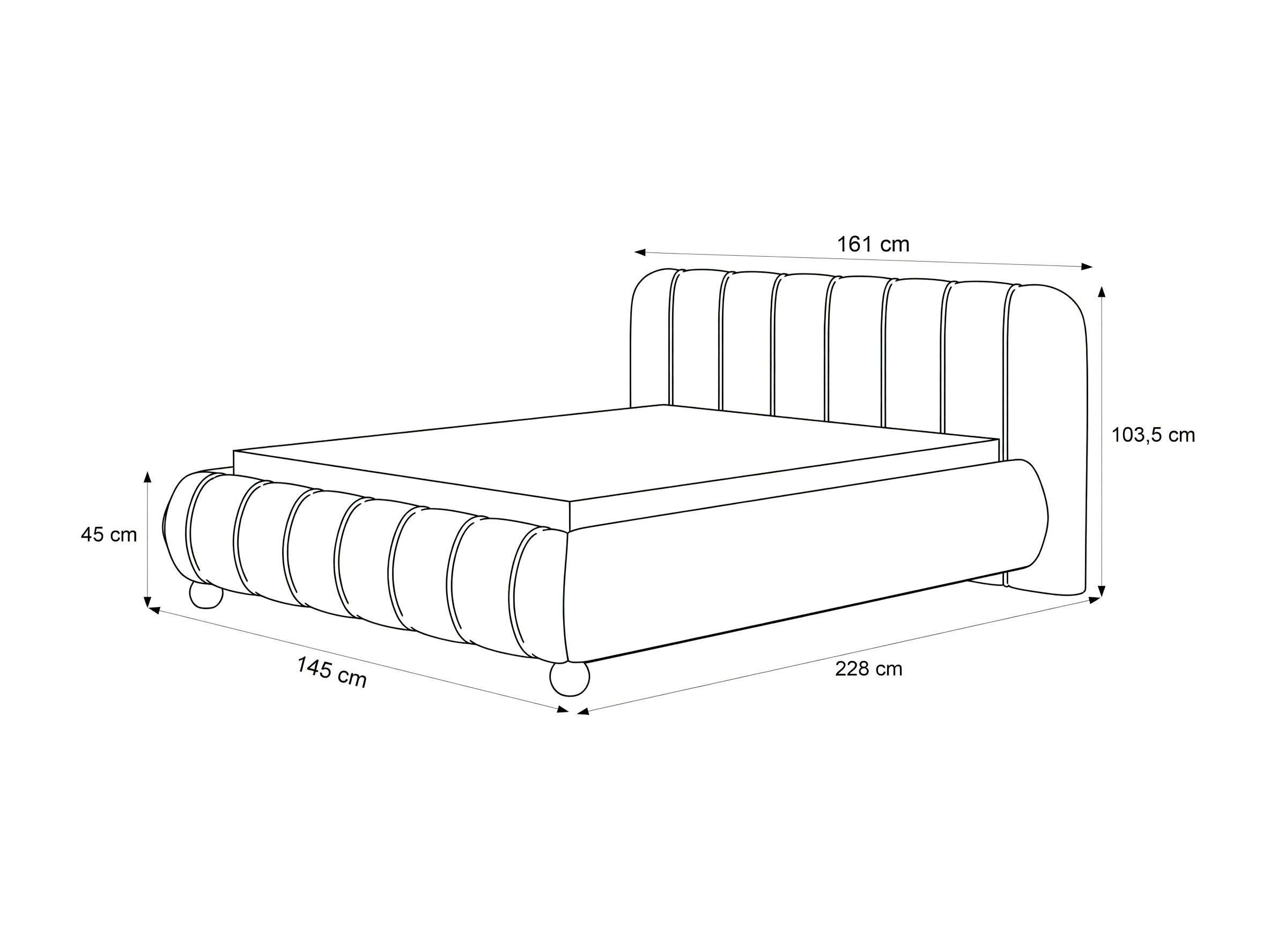 Bed Martinez 135 (Lumo 70)