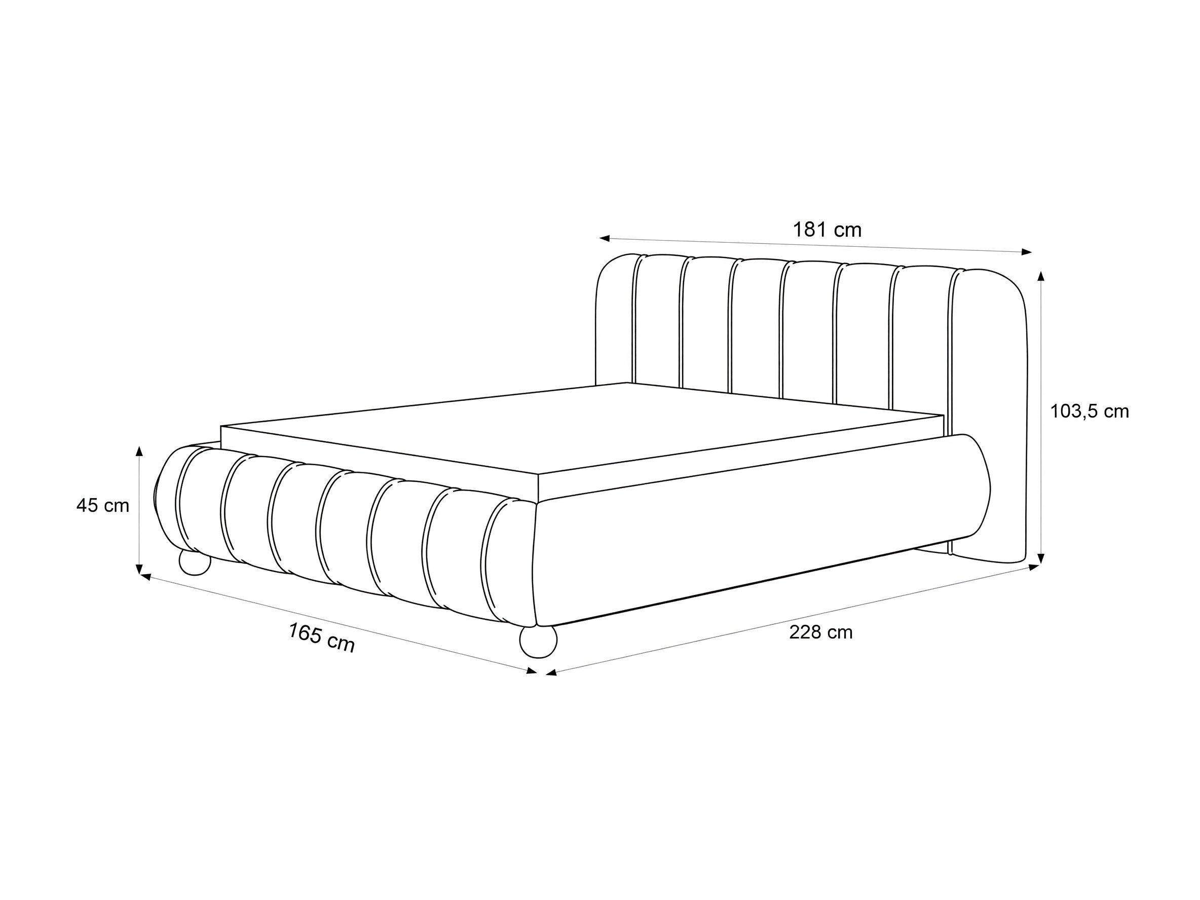 Bed Martinez 135 (Meva 6005)