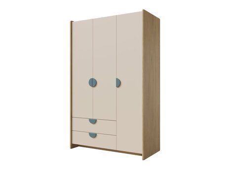 Kledingkast Fivelbi 100 (Blauw)