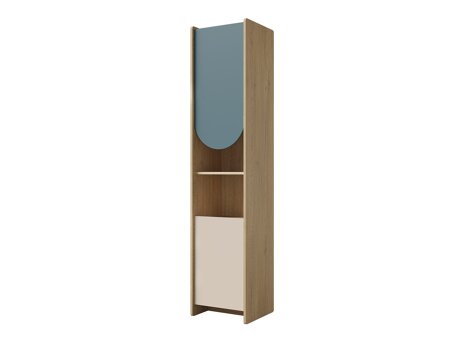 Boekenkast Fivelbi 104 (Blauw)
