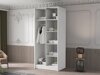 Kledingkast Closico Staton II (Wit)