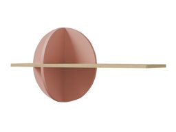Wandplank Fivelbi 116 (Cremona eiken + Roze)