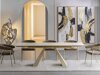 Tafel Detroit 994 (Licht travertin + Kasjmier)