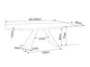 Tafel Detroit 994 (Licht travertin + Kasjmier)