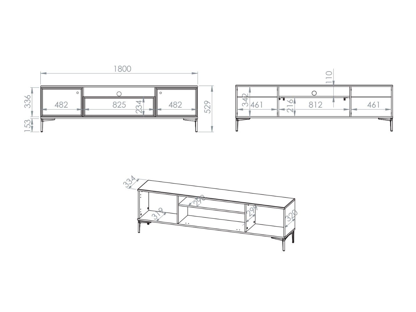 TV-meubel Cirnoli 101