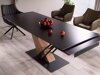 Tafel Detroit 996 (Zwart marmer + Eiken)