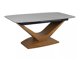 Tafel Detroit 1001 (Eiken + Wit marmer)