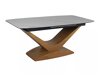 Tafel Detroit 1001 (Eiken + Wit marmer)