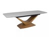 Tafel Detroit 1001 (Eiken + Wit marmer)