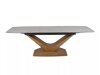 Tafel Detroit 1001 (Eiken + Wit marmer)