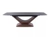 Tafel Detroit 1001 (Notenhout + Grijs marmer)