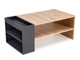 Salontafel Houston 1946 (Zwart + Artisan eiken)