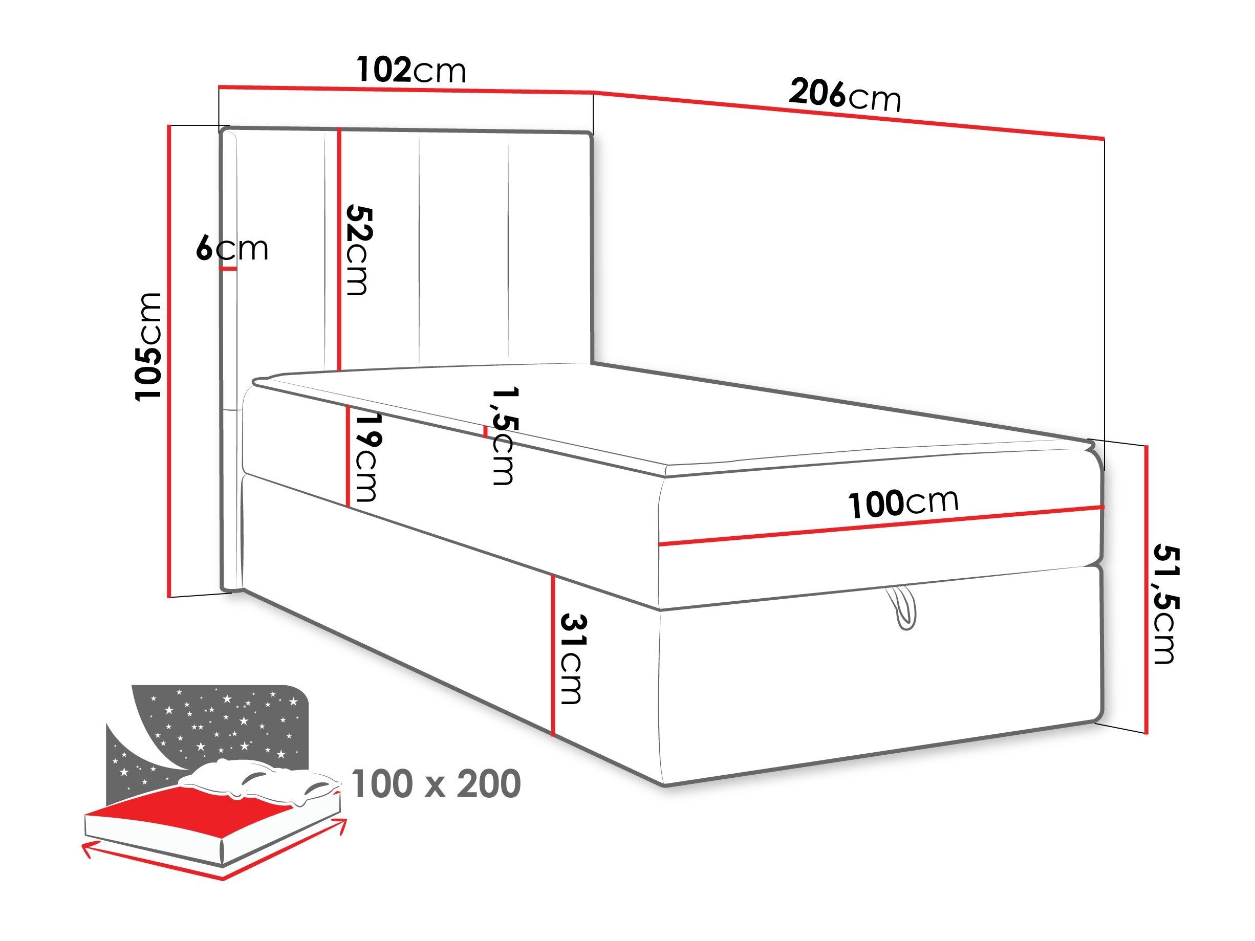 Boxspring Oppidum I (Lambi 06)