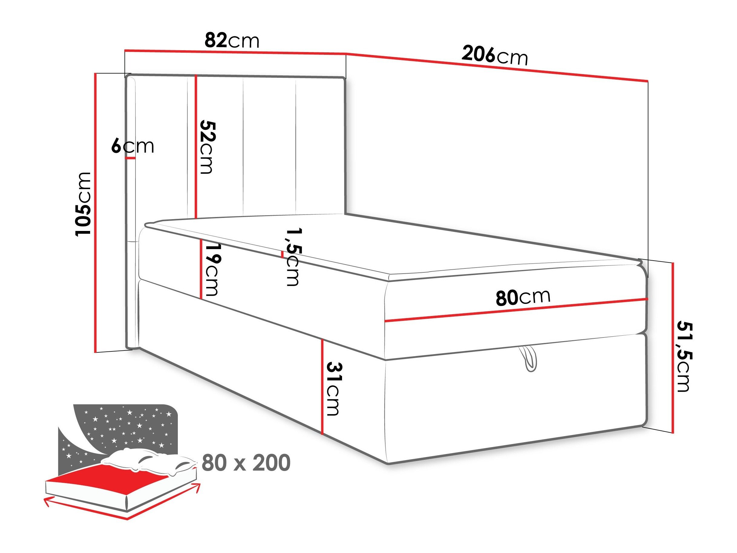 Boxspring Oppidum I (Lambi 12)